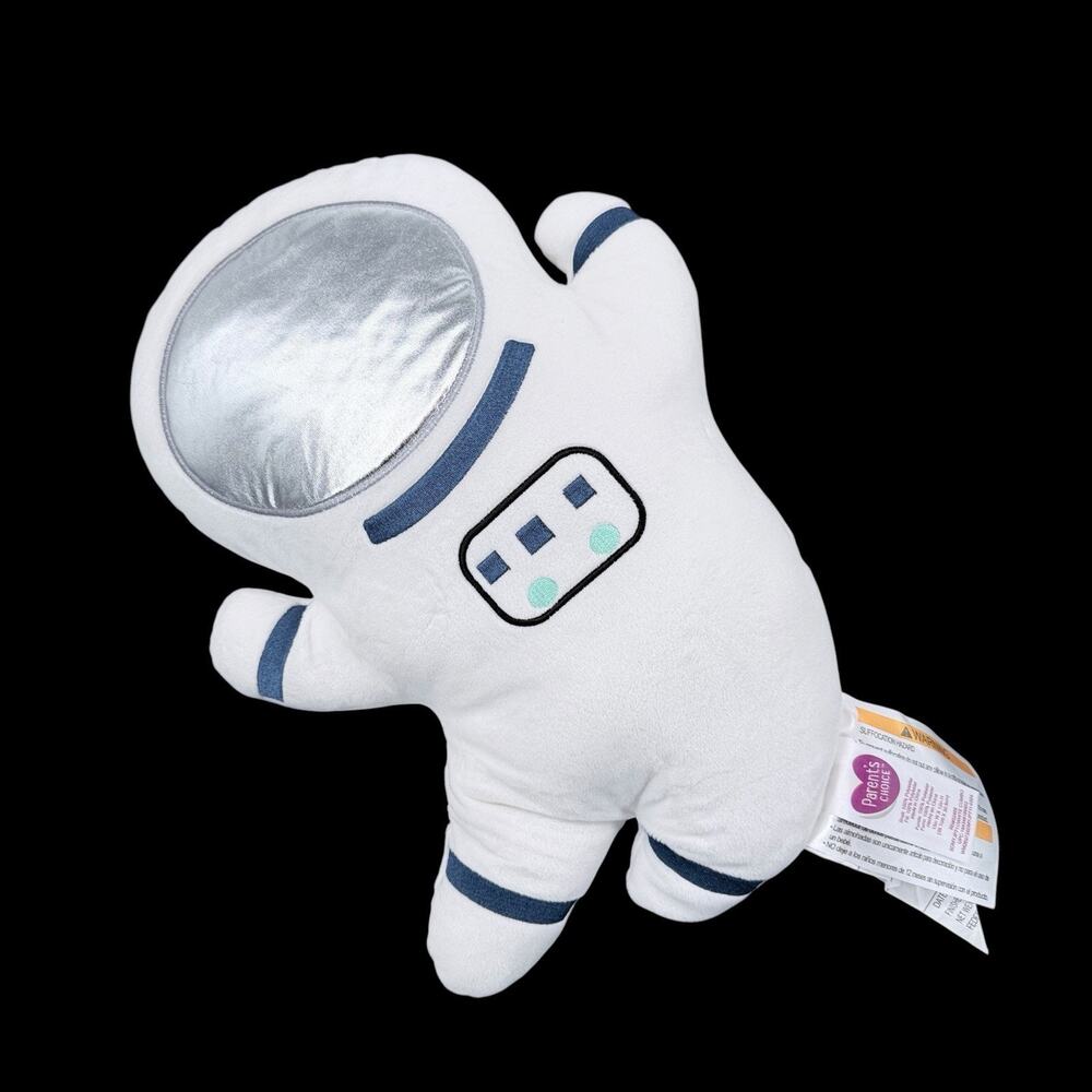 Parents Choice Astronaut Plush Pillow White Space Decor 15 In Walmart